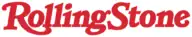 The Rolling Stone magazine logo in bold red text with a distinctive, stylized font on a white background.